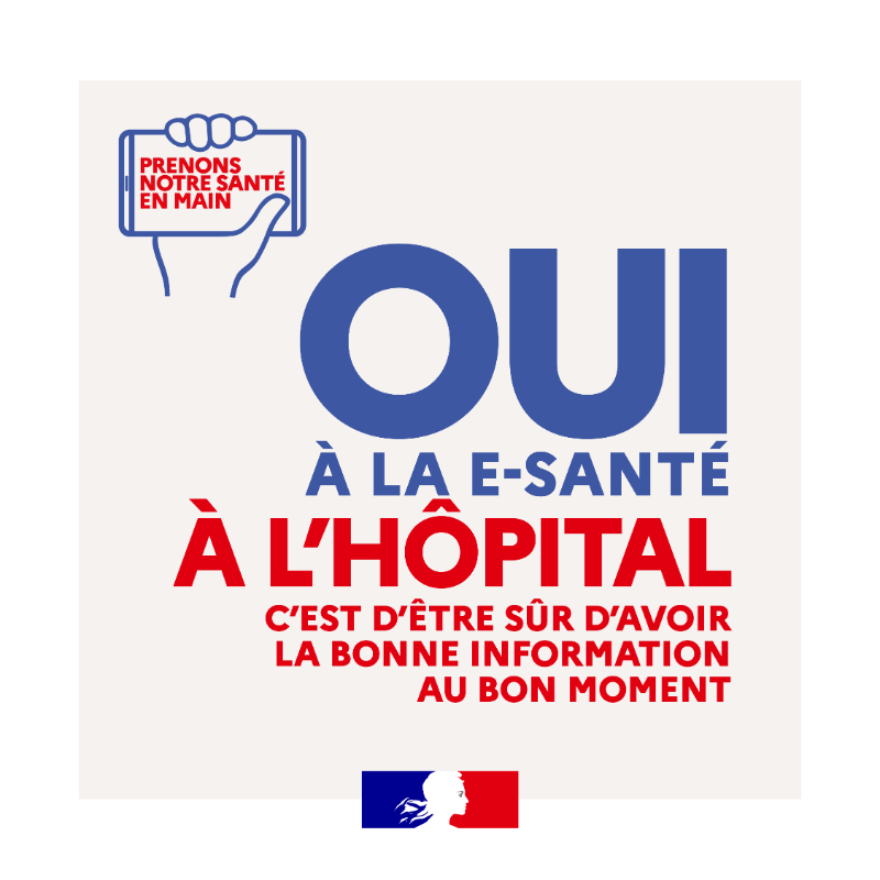 Sante_Gouv's tweet photo. #OuiALaEsante | Et si le numérique devenait le meilleur allié de notre santé ? 
✅ Chaque jour, la #esanté montre à quel point elle est essentielle à notre système de soins.
Pour en savoir plus ⤵️