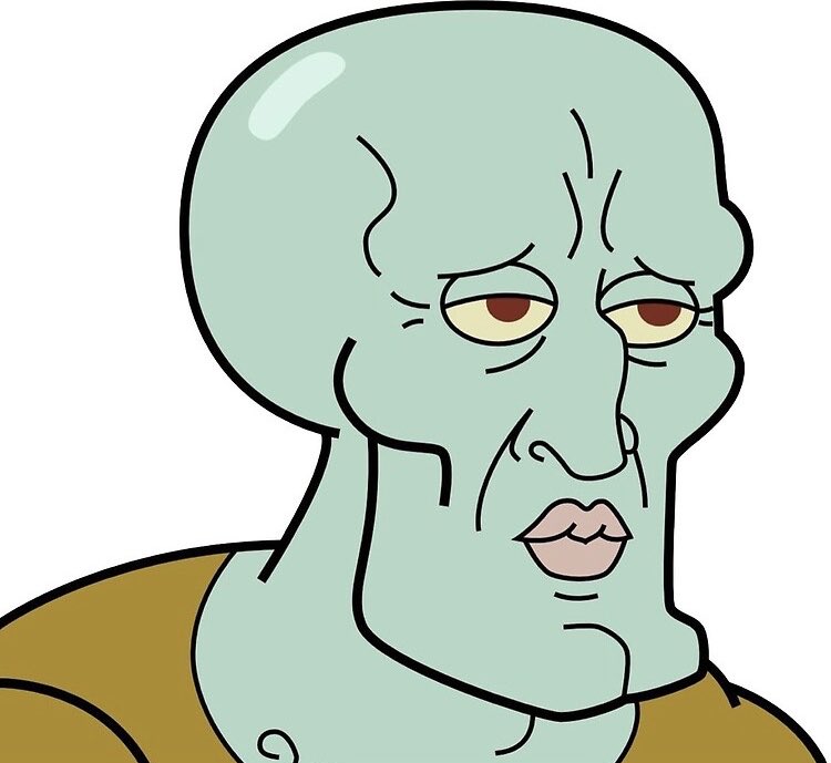 MDEpicGamer's tweet photo. @CoffeeFuelledG Hopefully this Squidward 😳 https://t.co/zrgj6nYy8g