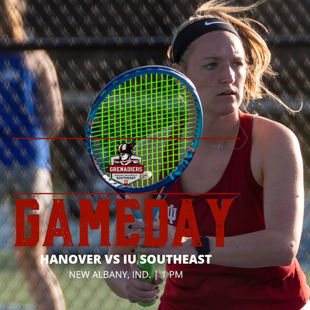 The <a href="/IUS_Tennis/">IU Southeast Tennis</a> women's tennis team opens the 2021-22 dual match season today when they host Hanover College at 1 pm! #GrenadierGameday
