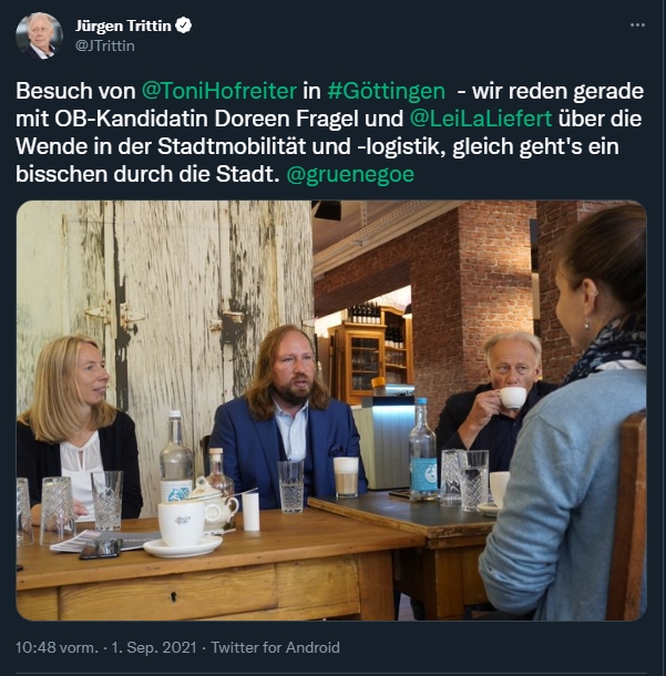 soulmib's tweet photo. Wahlkampffundstücke aus #Göttingen: Gepflegtes Haar - so wichtig!

#Bundestagswahl #Wahlkampf #Grüne #Trittin #Hofreiter #Fragel https://t.co/NgtGjck8nW