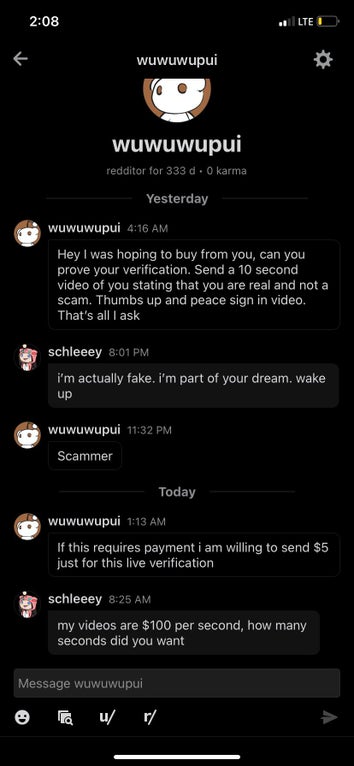 OnlyFans_Memes's tweet photo. messing w a scammer lol
#onlyfans #onlyfansmemes #onlyfansnewbie #onlyfansgirl #onlyfansbabe #meme #memes #sexwork #sexworker #buyingcontent https://t.co/8iuSQiw62w
