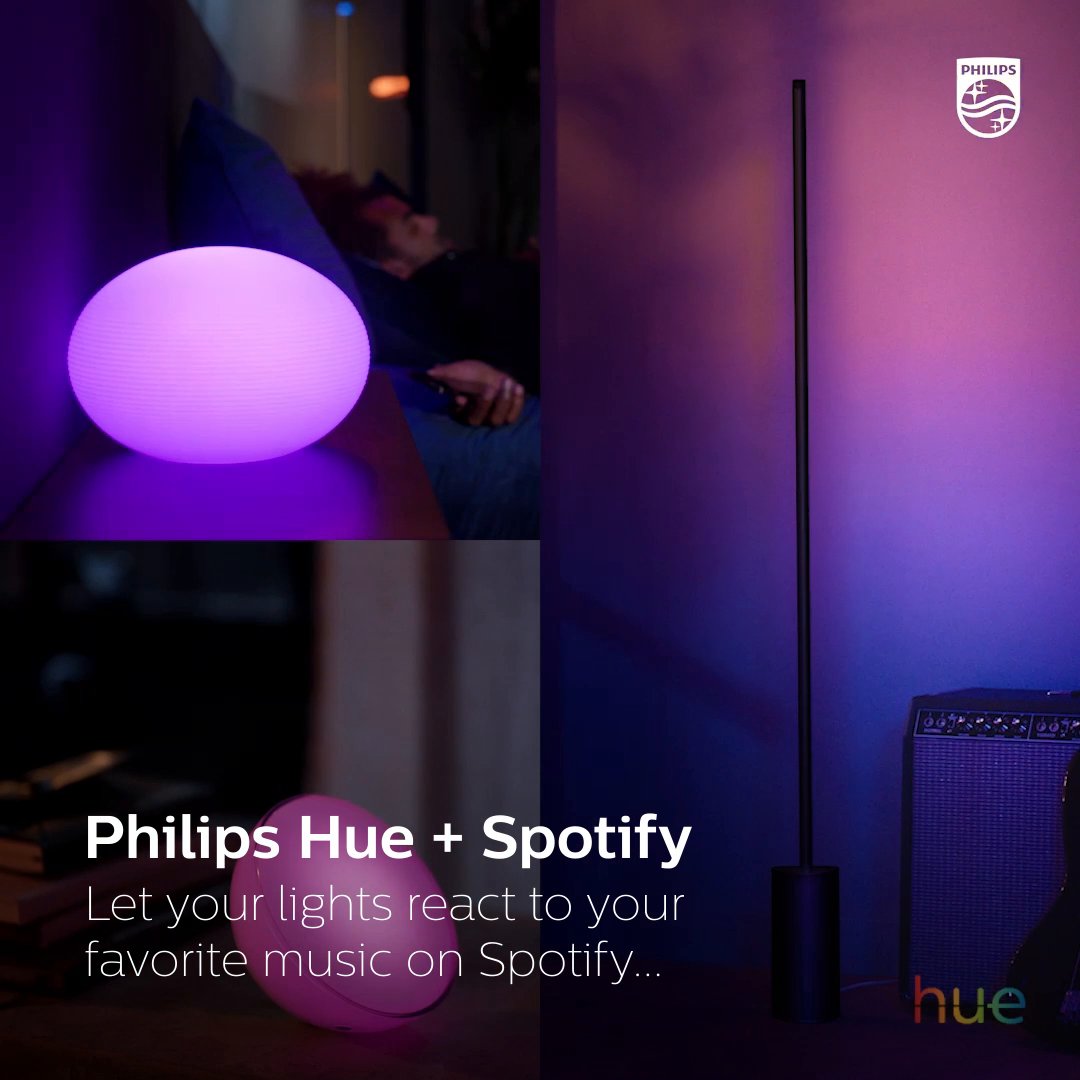 Teleurstelling Schaap huwelijk Philips Hue on Twitter: "An integration with Spotify. Brighter smart bulbs.  Even more gradient-enabled products. What's on your wish list this year?  Explore the launches: https://t.co/O5LELiIV3P #PhilipsHue #SmartHome  #SmartLighting https://t.co ...