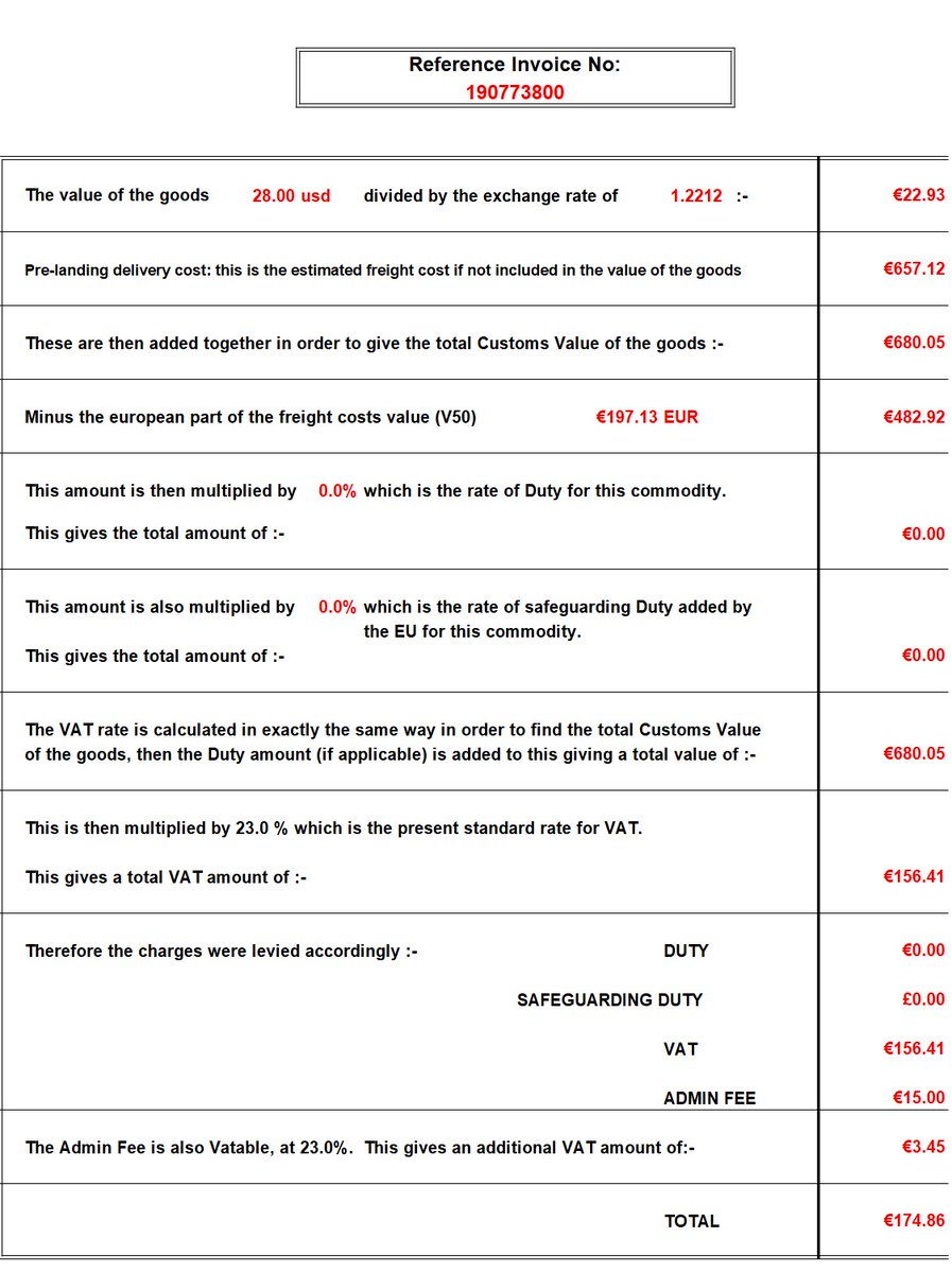 eScootTalks's tweet photo. @FedExHelpEU scam.
Pre-landing delivery cost €657.12
Actual shipping cost ¥856.00

Taxing on false prices.
Scamming customers.
Customer service absolutely useless.

@FedEx @FedExCanada @FedExEurope @FedExForum @FedExHelp @FedExOffice @FedExPolicy https://t.co/8E4Ek3xBD1