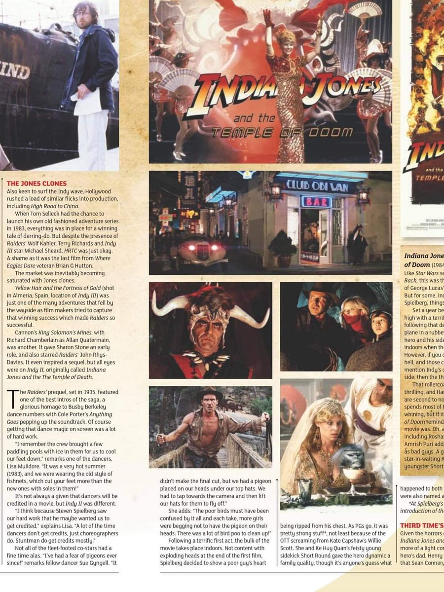 malteresa's tweet photo. #FeaturesWriter Roger Crow
#INFINITYMAGAZINE hits shelves in a month...
Sue Gyngell thanks for your help on this article.
#IndianaJonesandTheTempleOfDoom 
Lisa Mulidore PR https://t.co/WTGnjWY3iO