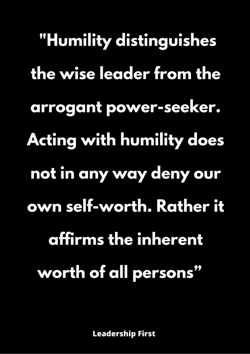 As we strive to be a more effective leader, let's remember to "search for quiet confidence, humility &amp; a focus on others".🧭☀️🌈😃
What does humility have to do with leadership? 
Find out more at:
forbes.com/sites/jeffhyma…
#OneWelshPublicService
