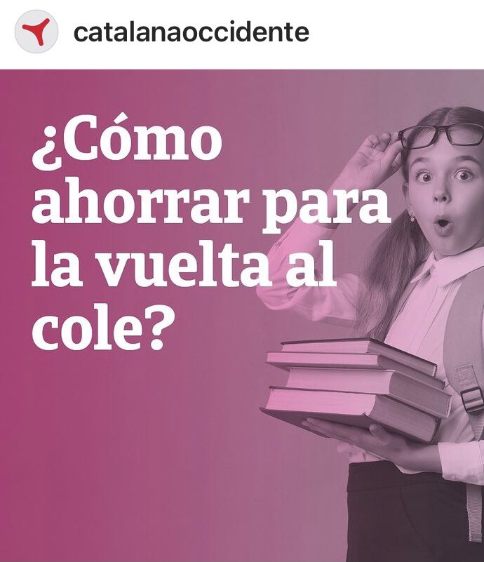 Prepara’t pel curs vinent!
Estalvis garantits a 1 any amb rendiments molt superiors als d’entitats bancàries. Vols projecte sense cap compromís? ramon.castellano@agentes.catalanaoccidente.com