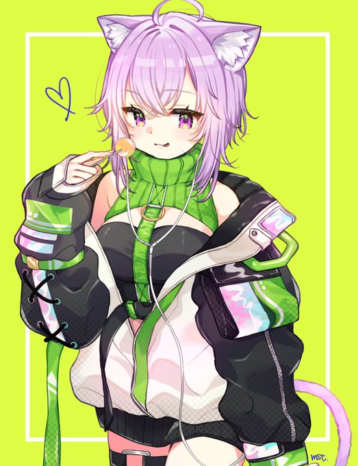 猫又おかゆ のtwitterイラスト作品 人気順