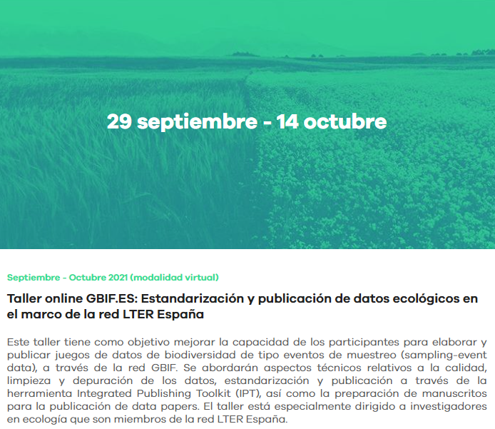 GbifEs's tweet photo. Consulta el listado de participantes para el próximo taller de estandarización y publicación de datos ecológicos a largo plazo (#LTER):

➡️ https://t.co/OOS1V8BFqS

#tallerGBIFDatosEcologicos @DPE_CSIC https://t.co/fsRqXwjGuy