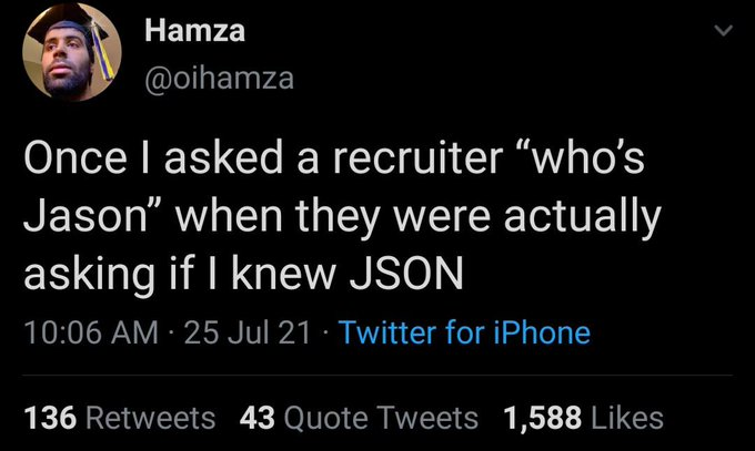 Orbis_Joe's tweet photo. Classic

#CodeNewbie #code #coders #CodeNewbies #programming #programmer #AI #Framework #opensource #JavaScript #CloudComputing #Serverless #HTML #Backend #Coding #Developers #webdev #app #computer #tech #100DaysOfCode #internet #github https://t.co/A2GOjHCJKK