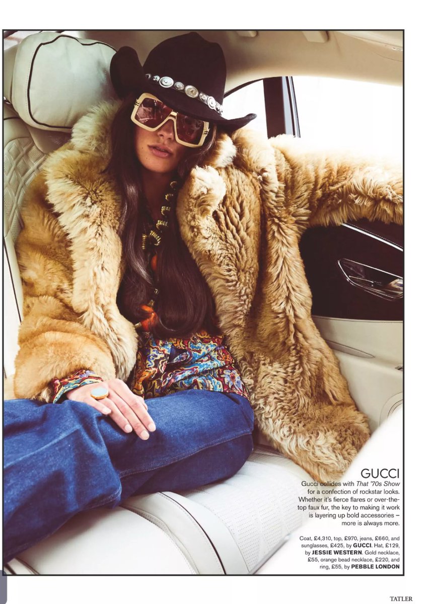 Thank you <a href="/Tatlermagazine/">Tatler</a> for featuring this nostalgic, 1970s inspired Gucci eyewear by <a href="/KeringGroup/">Kering</a>.
Hope ya'll got your groove on this bank holiday?💃 🕺 🕶️