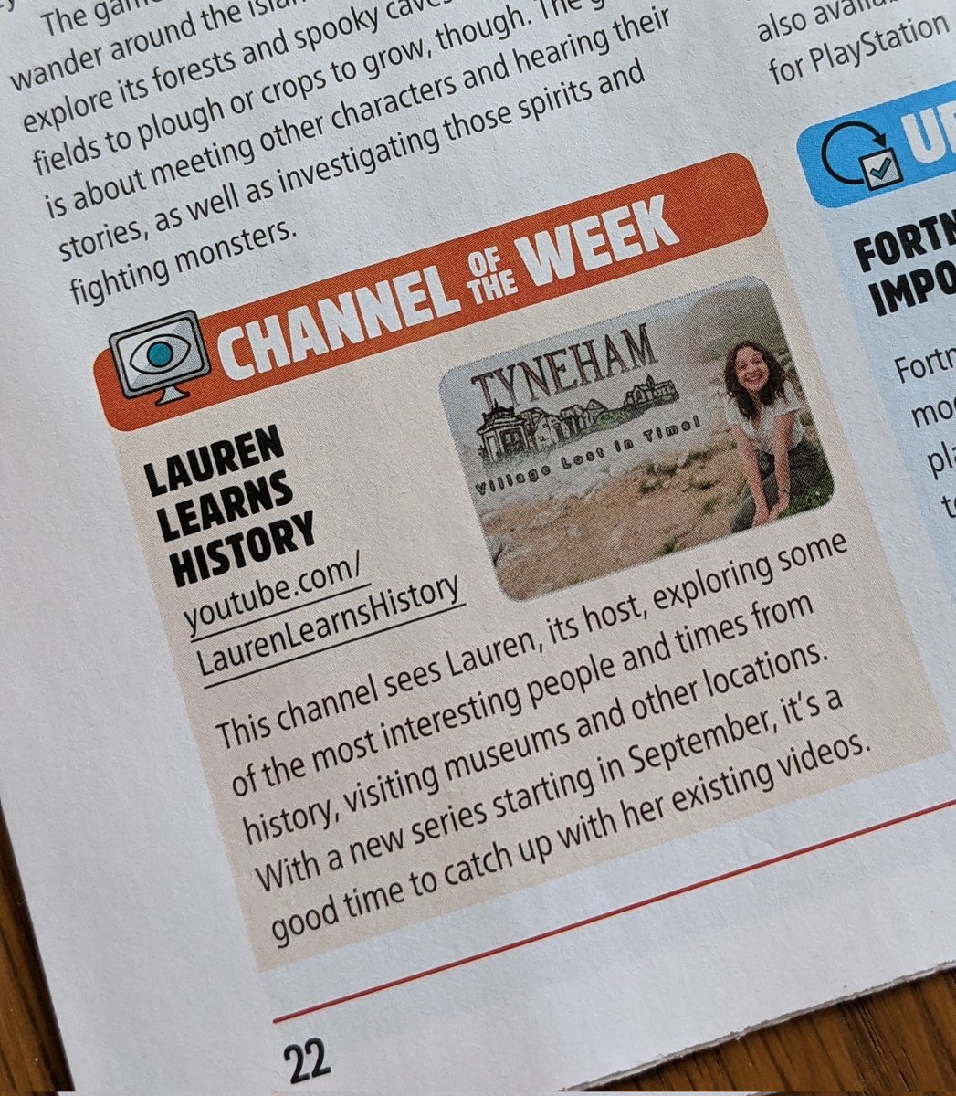 Lauren_Grierson's tweet photo. Channel of the Week!! Thank you SO much to @theweekjunior magazine for making us your channel of the week this week!! @Museum_Lads and I are delighted!! 🥳🥳🥳 #laurenlearnshistory #historychannelforkids 

New series starts 16th September! 🤩 https://t.co/i0B79sntYc