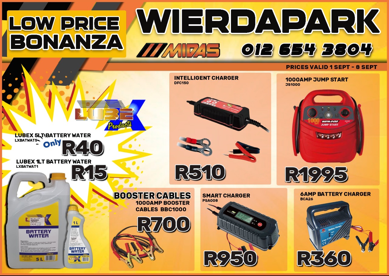 Midas car sale battery charger price