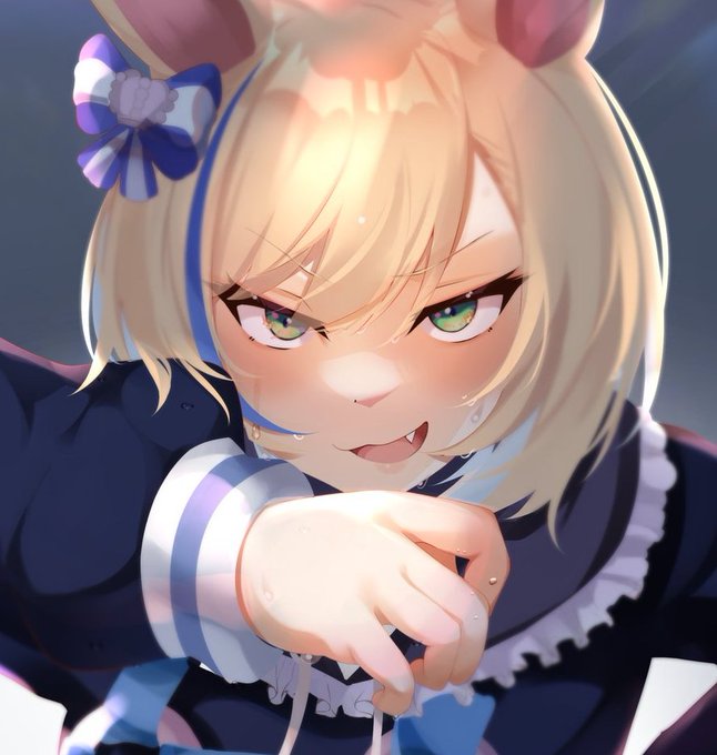 性癖全開すぎるけど、こういうお顔描けて満足してる 