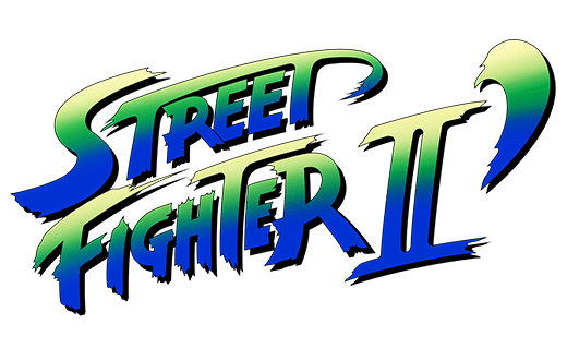 ストリートファイターのロゴって Streetfighter の部分が水平に近い りょう Street Fighterのイラスト