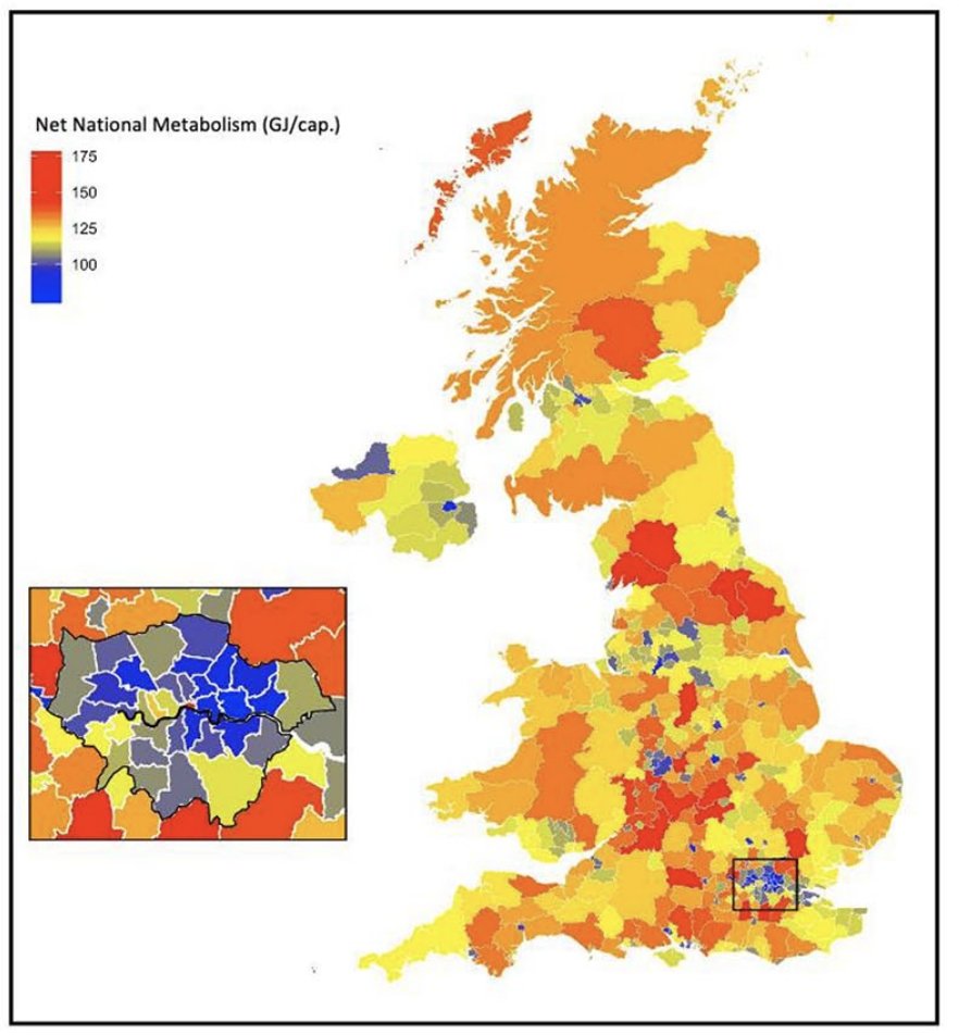 ymalhi's tweet photo. In a new paper in @AnthropoceneRev we explore the social metabolism of the UK - the total energy flowing through energy use, material consumption and biological metabolism - we suggest a new term #NetNationalMetabolism. w/ Fredrik Eriksson and @dr_anneowen https://t.co/j9cPobXyu4 https://t.co/weQdmEFXzr