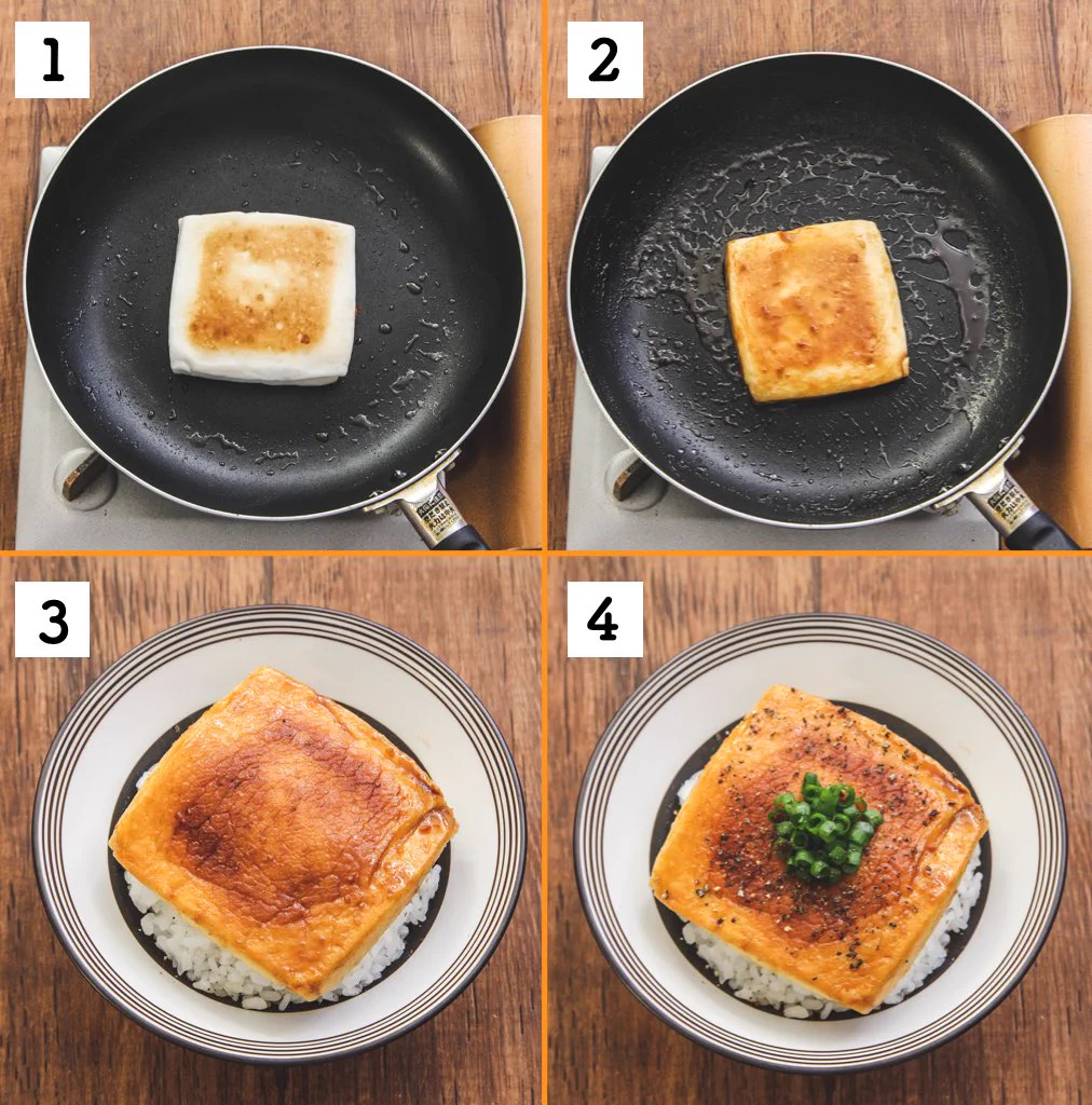 包丁不要で作れるからとってもお手軽そう！「はんぺん」を使った丼ものレシピ！