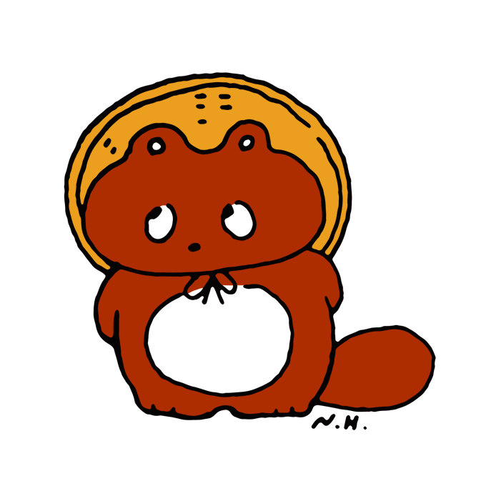 ぼんやり子だぬき 