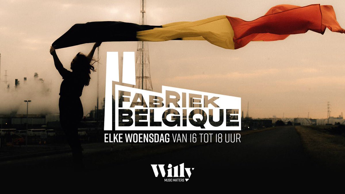 De Belgische muziekscene heeft geen geheimen voor mij en dus presenteer ik vanaf vandaag elke woensdag een nieuw programma op <a href="/willy_radio/">Willy</a> waarin ik die heerlijke scene nog meer zal doen shinen! Fabriek Belgique, elke woensdag van 16u tot 18u! Because Belgian Music Matters! <3