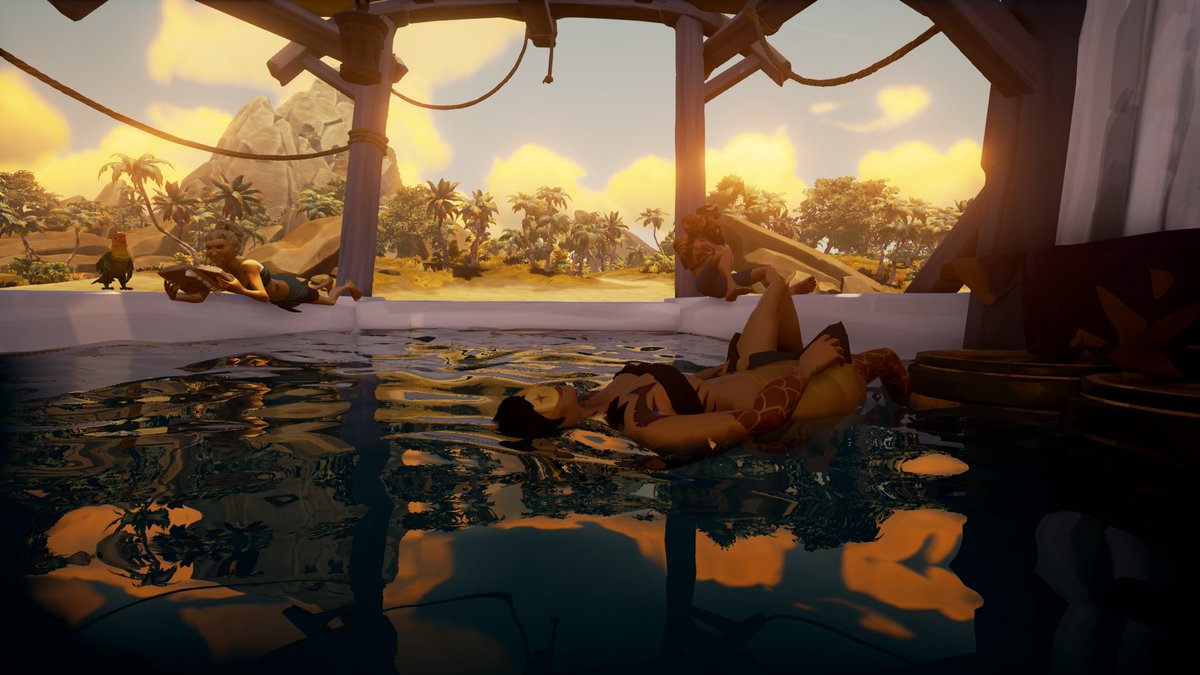 Theme: Summer Scenes! <a href="/SeaOfThieves/">Sea of Thieves</a> #SoTShot 
We just wanna, we just wanna have fun! Oh we all just wanna have fun!!! <a href="/dyldasaur/">dyl</a> @JhMitchXD1 @mdw19873 🌞💥🌞
