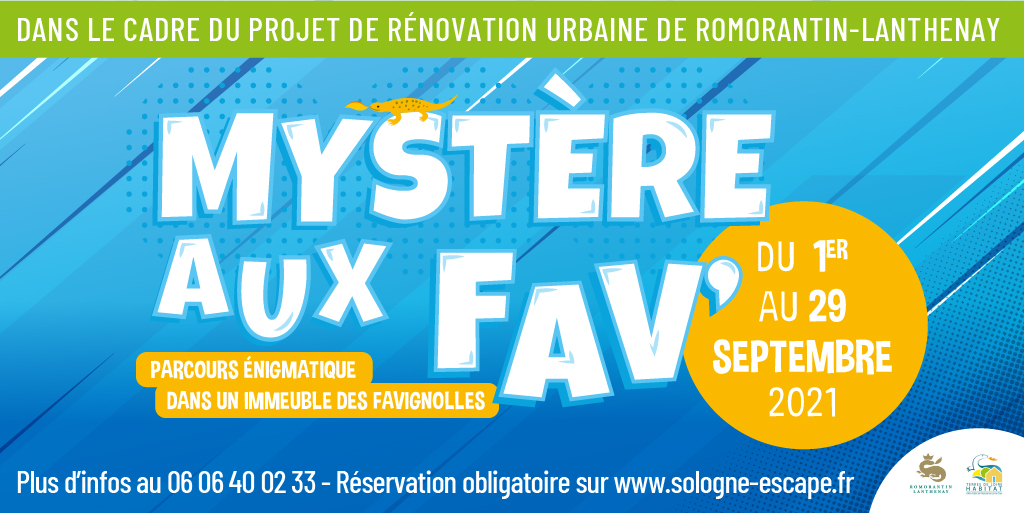 Tout le mois de septembre, voyagez à travers le temps avec un #escapegame éphémère dans le quartier des #favignolles, à #romorantin ! Un projet insolite, dans un immeuble voué à la démolition. #logementsocial #hlm #tdlh #ush #pru #npnru #anru