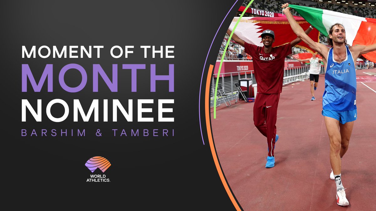 World Athletics (@worldathletics) on Twitter photo Retweet to vote for <a href="/mutazbarshim/">معتز برشم ♕Barshim</a> and <a href="/gianmarcotamber/">Gianmarco Tamberi</a> following their shared high jump Olympic gold medal 🇮🇹🇶🇦 Retweet to vote for <a href="/mutazbarshim/">معتز برشم ♕Barshim</a> and <a href="/gianmarcotamber/">Gianmarco Tamberi</a> following their shared high jump Olympic gold medal 🇮🇹🇶🇦