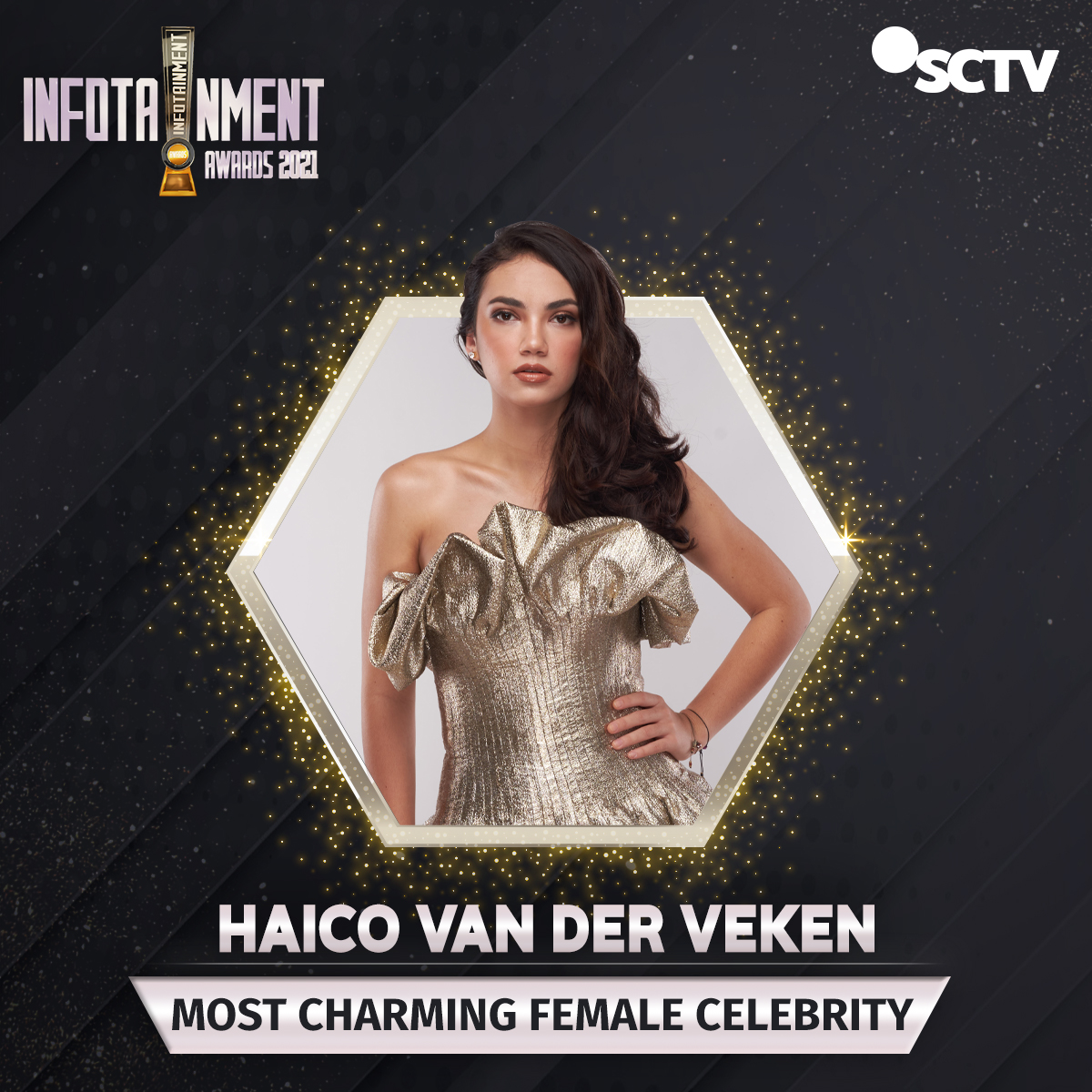 Dukung Haico Van der Veken untuk memenangkan Kategori MOST CHARMING FEMALE CELEBRITY di Twitter dengan cara like tweet ini!

#VoteIA2021 #IAJ #InfotainmentAwards2021 #SCTVSpesial #IA2021Haico