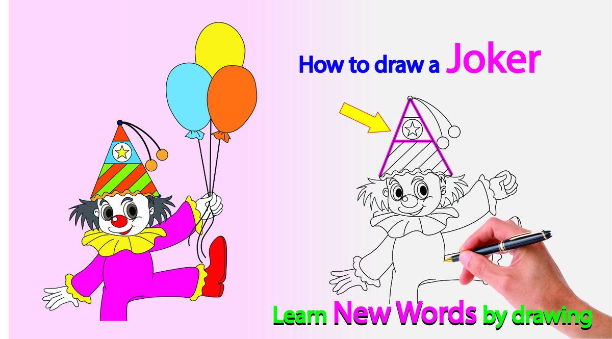 DrawLearing's tweet image. How To Draw A Joker | Easy Joker Drawing | Drawing Step By Step
Click here to watch video:  youtu.be/xqjlYkU0ZsU