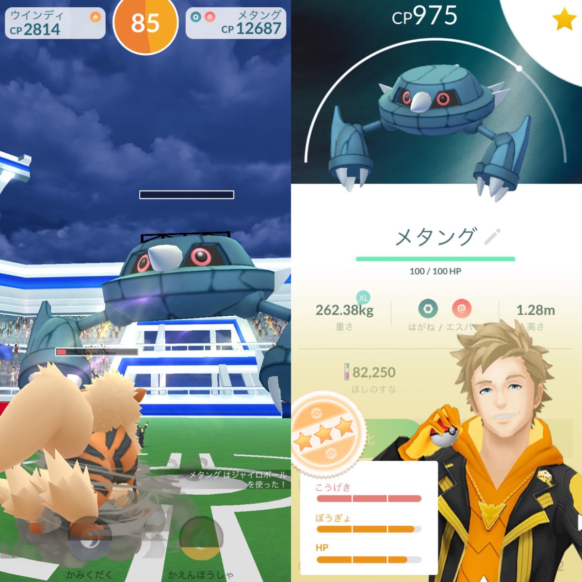 さいころ ポケモンgo A Twitter ポケモンgoのレイドバトルでメタングをゲット さいころ ポケモンgo A Twitter ポケモンgoのレイドバトルでメタングをゲット
