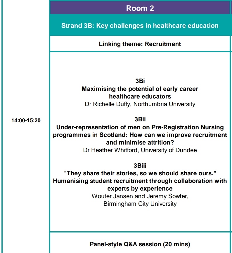 GillianRudd's tweet image. Sorry to be unable to attend the @AdvanceHE #NETConf21 today. If you&apos;re there, head to room 2 after lunch to hear my colleagues Dr Wouter Jansen (Joint Course Lead) and Jeremy Sowter (Expert by Experience) talking our coproduced MSc @SLTatBCU recruitment process. 👏