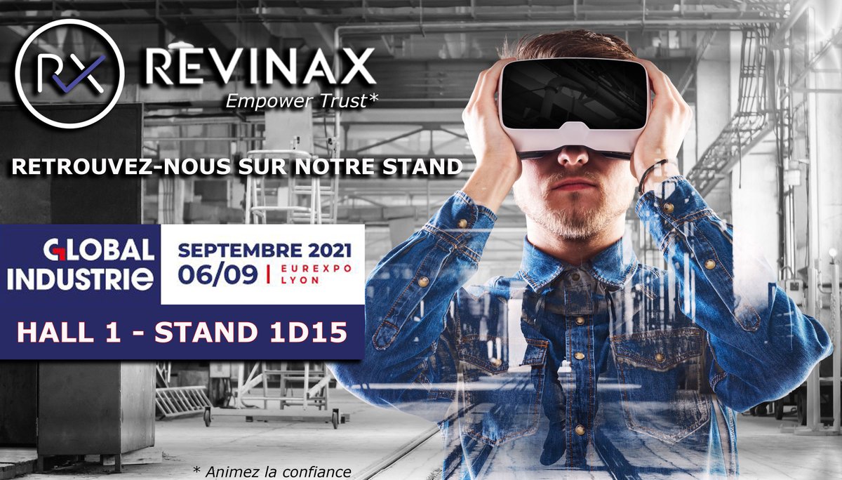 Rendez-vous au salon Global Industrie du 6 au 9 septembre ! Revinax sera présent sur le plus grand salon industriel de France, qui se tiendra du 6 au 9 septembre à Eurexpo Lyon, pour présenter ses solutions immersives. RDV Hall 1 - Stand 1D15.
buff.ly/3zDCz5o
