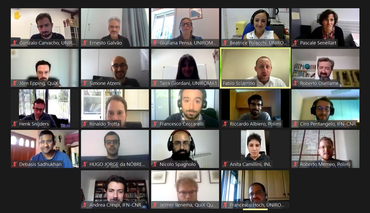 Phoqusing EU project (@phoqusing) on Twitter photo First PHOQUSING annual meeting ongoing!
<a href="/FabioSciarrino/">Fabio Sciarrino</a> <a href="/CNR_IFN/">CNR - IFN</a> <a href="/senellartqd/">Senellart's QD Group</a> <a href="/efgalvao/">Ernesto Galvão</a> @QuiXQuantum <a href="/ElhamKashefi/">Elham Kashefi</a> VeriQloud <a href="/fet_eu/">FET_EU</a> First PHOQUSING annual meeting ongoing!
<a href="/FabioSciarrino/">Fabio Sciarrino</a> <a href="/CNR_IFN/">CNR - IFN</a> <a href="/senellartqd/">Senellart's QD Group</a> <a href="/efgalvao/">Ernesto Galvão</a> @QuiXQuantum <a href="/ElhamKashefi/">Elham Kashefi</a> VeriQloud <a href="/fet_eu/">FET_EU</a>