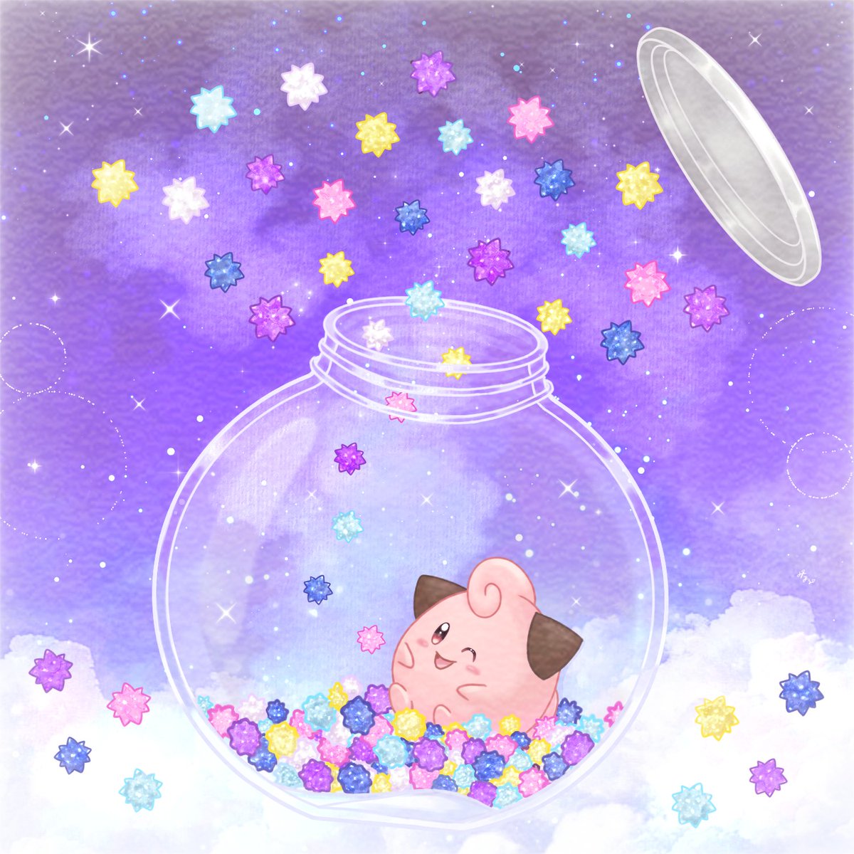 ポケモン Star Sugarplum 2枚目キラキラ差分 ポケモンイラスト みいまる のイラスト ポケモン Star Sugarplum 2枚目キラキラ差分 ポケモンイラスト みいまる のイラスト
