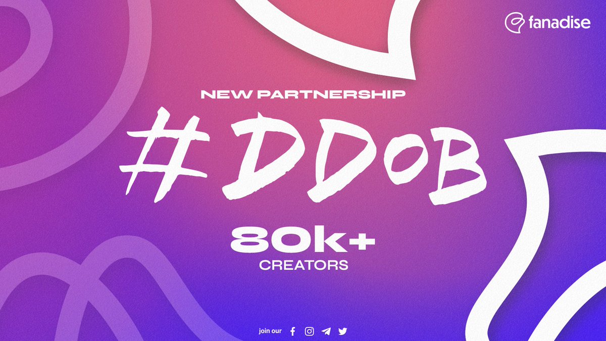 fanadisenft's tweet photo. DDOB is Europe's largest influencer marketing agency🔥
DDOB brings together over 80k creators from all around the world. It gives #Fanadise a great opportunity for widespread crypto adoption among non-crypto users!
$FAN #DDOB #Fanadise #NFT #NFTs #NFTCommunity #Bitcoin #ETH https://t.co/440Q3cs4L3
