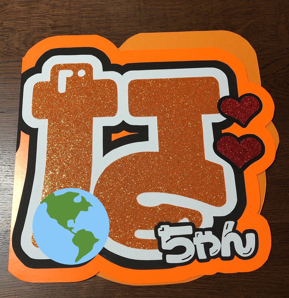 折りたたみうちわ可愛い🥺💕厚紙補強で裏も綺麗に仕上げております