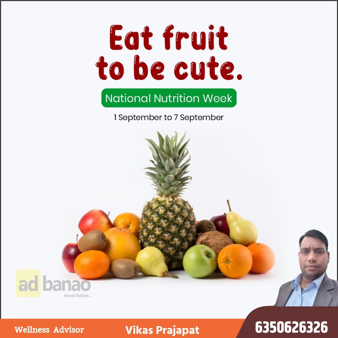 Vkhushansh's tweet photo. #nutrition
 #diet 
#adbanao 
#food 
#nutritionday 
#health 
#selfcare
आओ स्वस्थ भारत का निर्माण करें...
Vikas Prajapat
#WellnessAdvisor
6350 626 326 https://t.co/4V0x9KDzeg