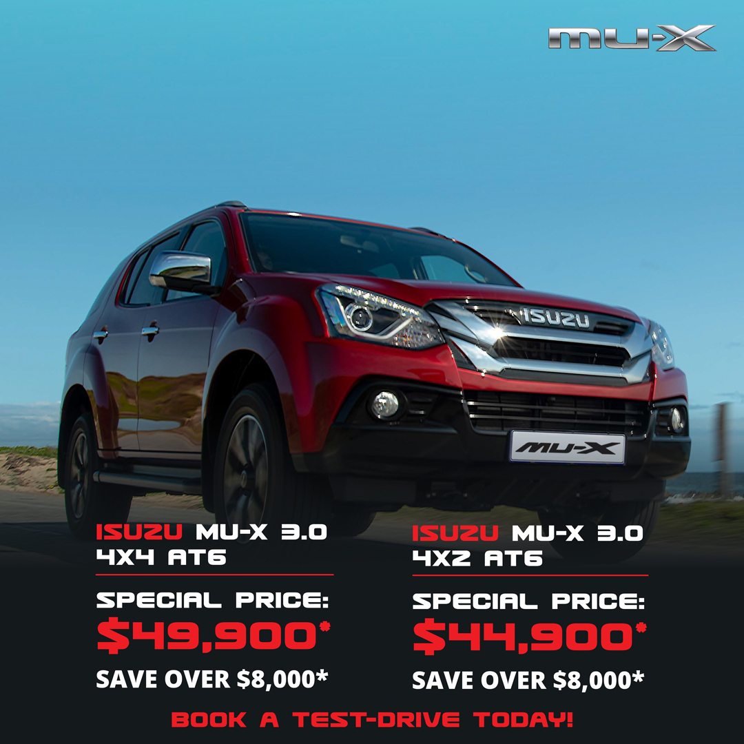 AutoworldZ's tweet image. Experience summer like never before with the stylish Isuzu mu-X! 

#AutoworldZW #Isuzu #muX #TheSummerOfYourLife