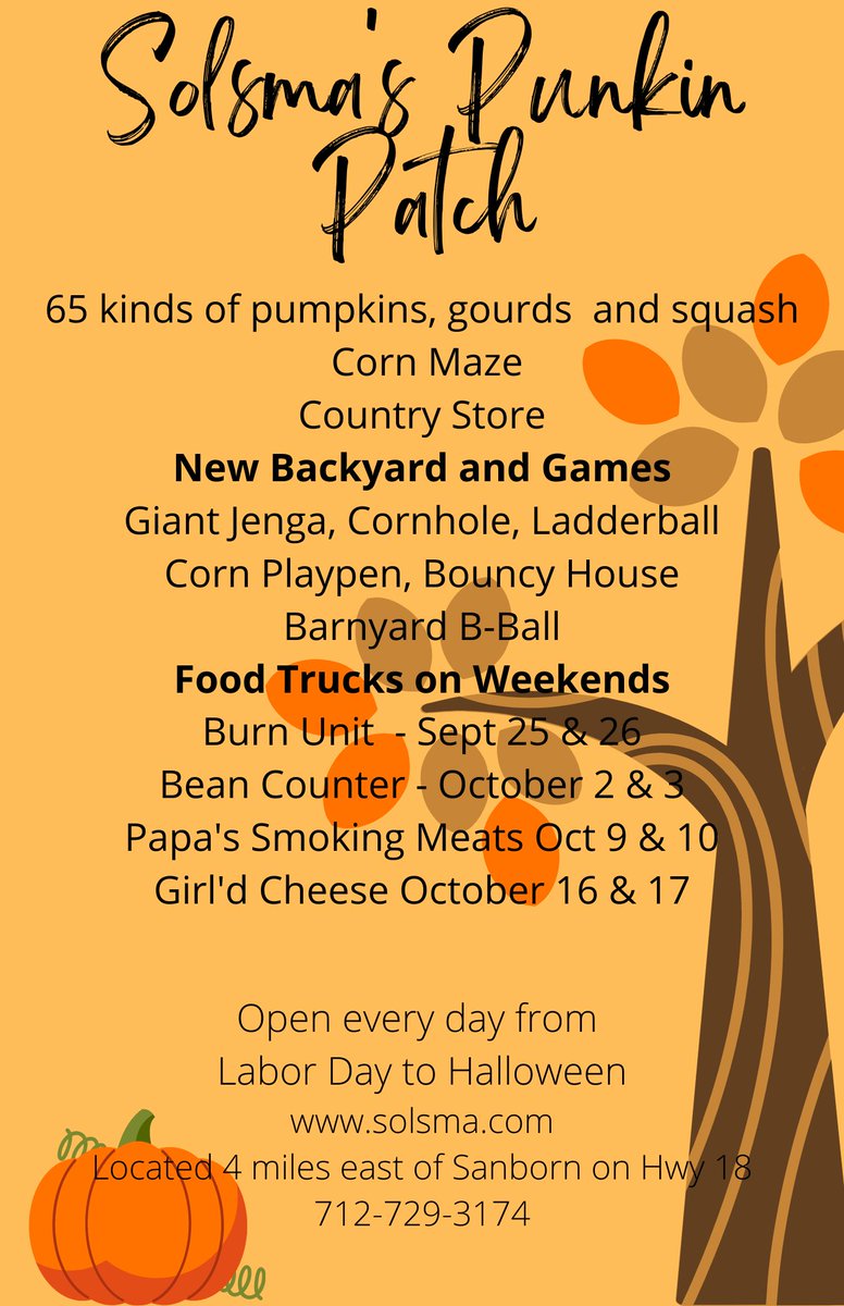 solsmapunkin's tweet photo. It’s September! Join us out at the Patch for some fall fun! https://t.co/1Hs2VcZcMm