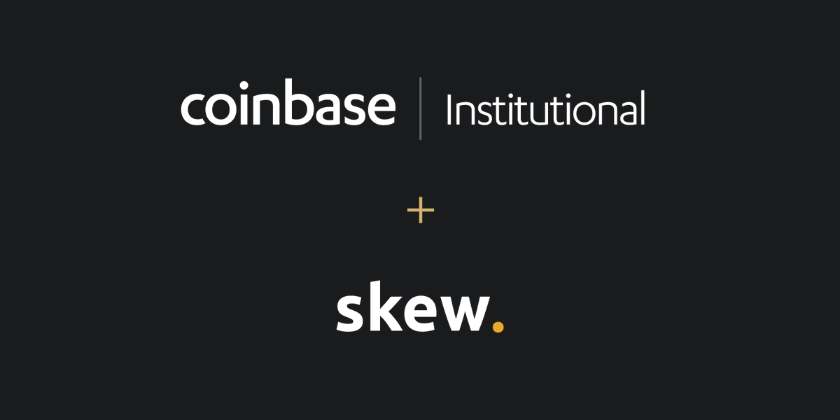 We are moving! Starting today we will be sending all our observations from <a href="/CoinbaseInsto/">Coinbase Institutional 🛡️</a>. 

Make sure to follow us there for the latest crypto market color leveraging skew data. This is not investment advice.