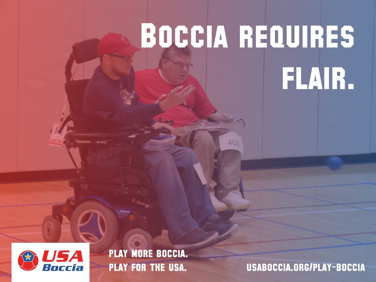 Boccia is a unique game which captures the interest of truly unique and special players. We defy perceptions and do it with flair and style!
#USABoccia #PlayMoreBoccia #PlayForTheUSA #Boccia  #TeamUSA  #TokyoWatchParty