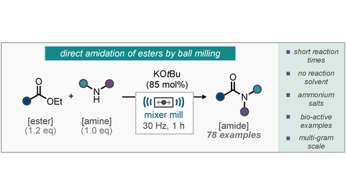 Angewandte Chemie (@angew_chem) on Twitter photo Direct Amidation of Esters by Ball Milling (Browne) <a href="/WillNicholson18/">Will Nicholson</a> @JamieLeitch165 <a href="/DuncanLBrowne/">Duncan Browne</a> <a href="/Syngenta/">Syngenta</a> <a href="/ChemistryCU/">Cardiff University School of Chemistry</a> <a href="/School_Pharmacy/">UCL School of Pharmacy</a> onlinelibrary.wiley.com/doi/10.1002/an… Direct Amidation of Esters by Ball Milling (Browne) <a href="/WillNicholson18/">Will Nicholson</a> @JamieLeitch165 <a href="/DuncanLBrowne/">Duncan Browne</a> <a href="/Syngenta/">Syngenta</a> <a href="/ChemistryCU/">Cardiff University School of Chemistry</a> <a href="/School_Pharmacy/">UCL School of Pharmacy</a> onlinelibrary.wiley.com/doi/10.1002/an…