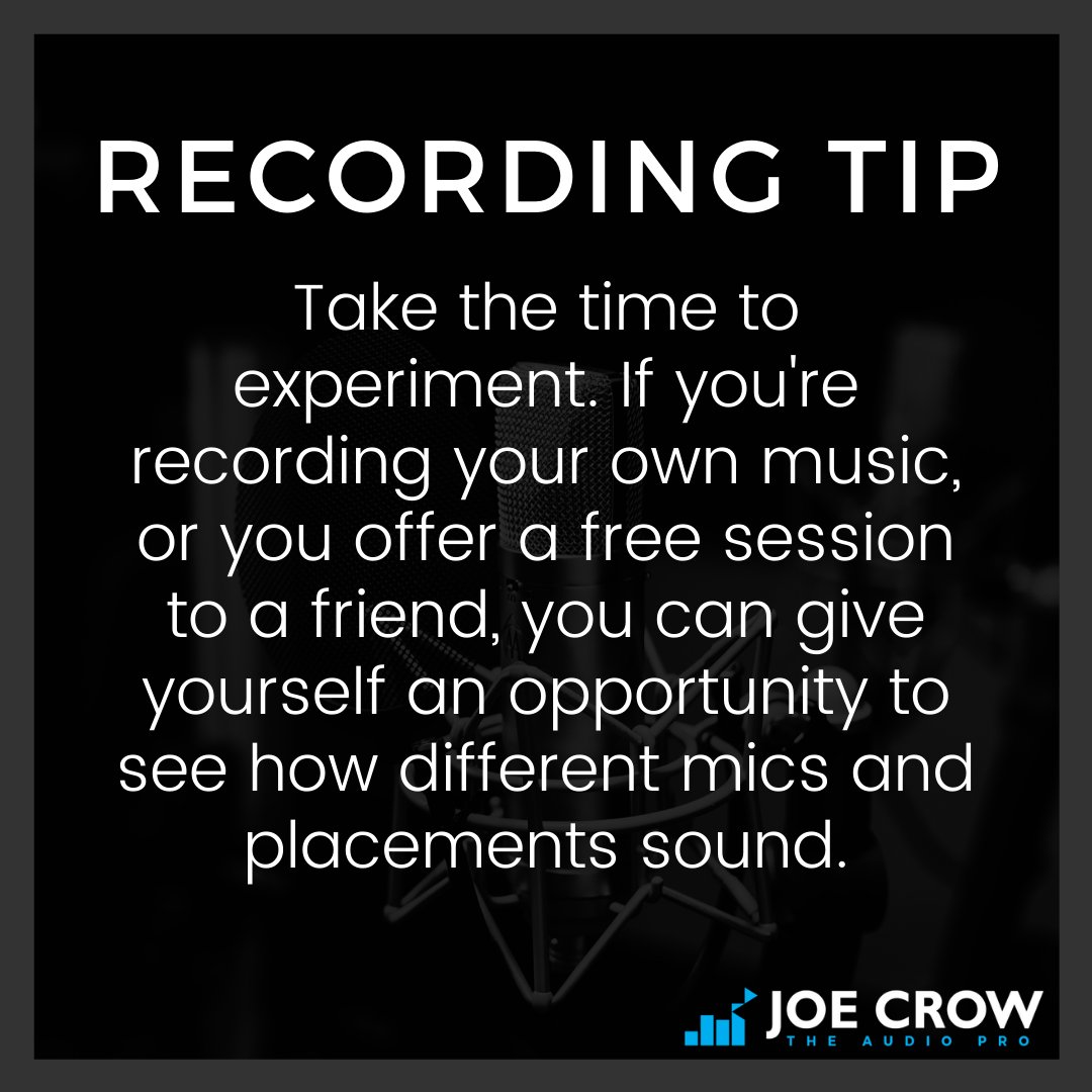 JoeAtClaricast's tweet photo. #tipwednesday #recording #audioengineering #experiment https://t.co/FzNd7PwS5N