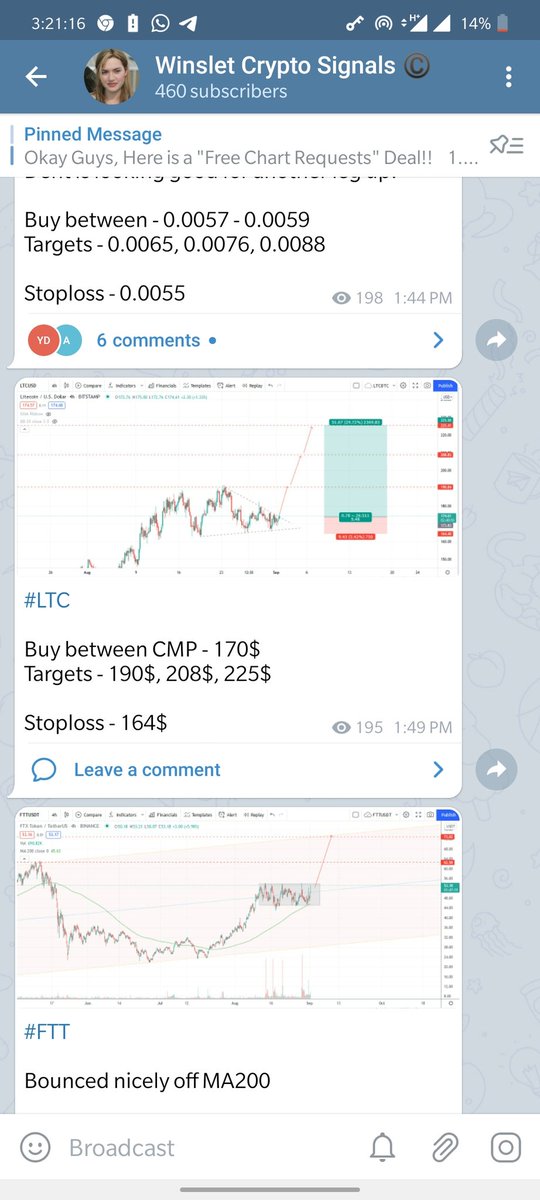 cryptowinslet's tweet photo. #LTC

Buy between CMP - 170$
Targets - 190$, 208$, 225$

Stoploss - 164$

Follow my telegram channel for crypto signals 👇
https://t.co/hDL0995SkB

#Ethereum #Bitcoin #ada #icp #dot #doge  #dexe #link #crypto #clv #prom #axs #c98 #iotx #matic #xrp $xrp $ltc https://t.co/9WtoGfds6N