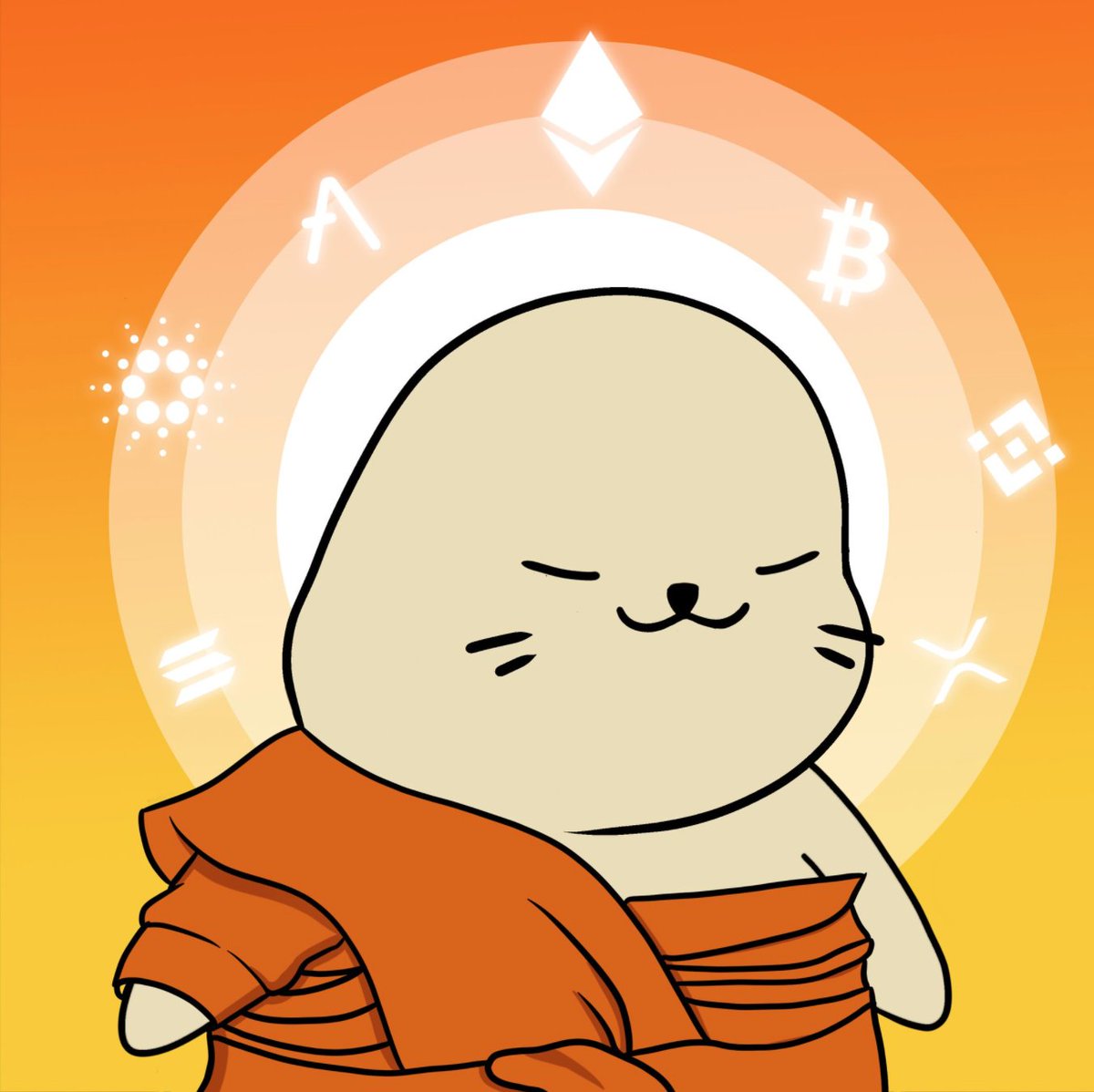 thecryptomonk's tweet photo. Thanks for the honorary seal, @sappyseals.

I didn't have time to mint any but at least i have this bad boy that i'll be able to pass on to my son when he is old enough for CT. https://t.co/QRoS26tuXM