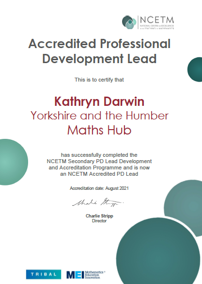 Arithmaticks's tweet photo. It's official! @ncetm #PDLead https://t.co/oCRJDEJGKI