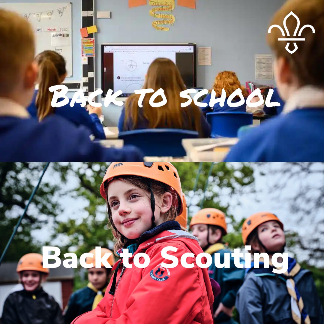 WestLancsScouts's tweet image. This week it’s back to School which means back to Scouting! We appreciate that some may still have concerns about what to do as we start a new term. Remember there is plenty of support across the County and Districts so please just ask. #BackToScouting