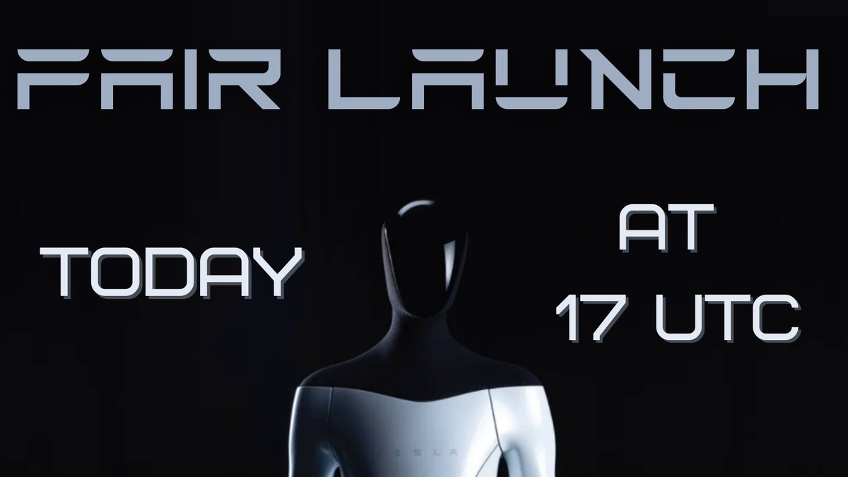 Bsc100x_gems's tweet photo. 🔥🔥FAIRLAUNCH ALERT🔥🔥

Tesla Bot Token || $TSLABOT

FAIRLAUNCH TODAY at 17 UTC🚀

✅HOLD $TSLABOT EARN $BNB

🔥FairLaunch: 100%
🐋Anti-Whale BuyBack
🔒LP Locked for 12 Month

📎TW: @Teslabot_token

📎TG: https://t.co/sAQPgQntCv

📎Web: https://t.co/ZjgFYWbN9e

#NFA #DYOR #BSC https://t.co/nJugxLgHvN