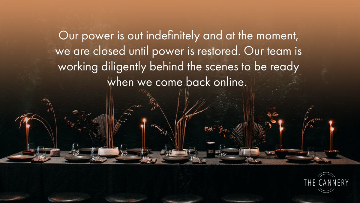 If you are unsure about the status of an event, please email info@cannerynola.com.