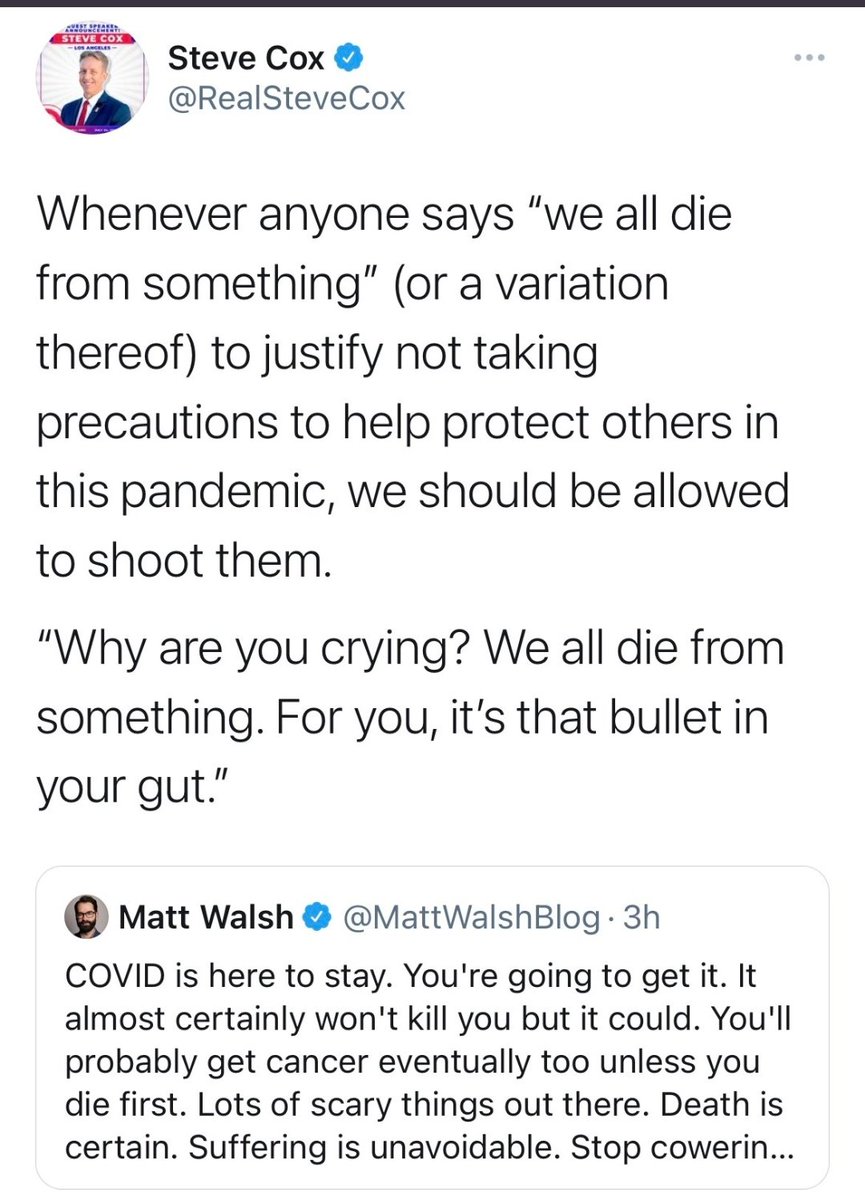 scbarbee's tweet photo. This guy should be #banned from #Twitter for inciting #harm on innocent people @Twitter #stevecox is unstable and dangerous https://t.co/HSDcTGUBfB