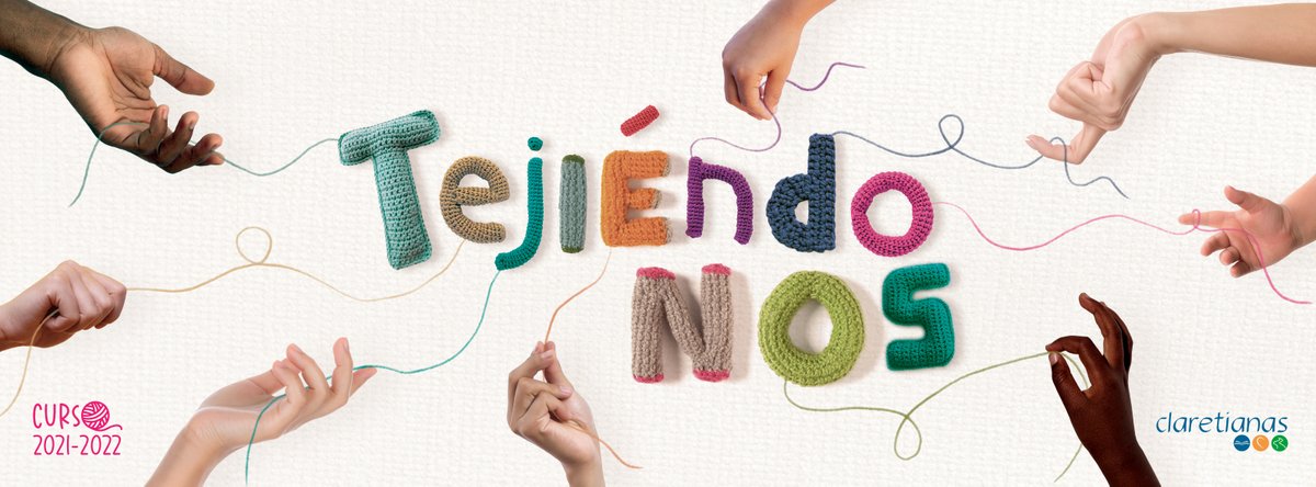 En Claretianas Zaragoza hoy comenzamos con fuerzas renovadas y mucha ilusión. Vamos a ponernos manos a la obra para tejer la historia de este nuevo curso. #TejiéndoNOS #soydeClaretianas