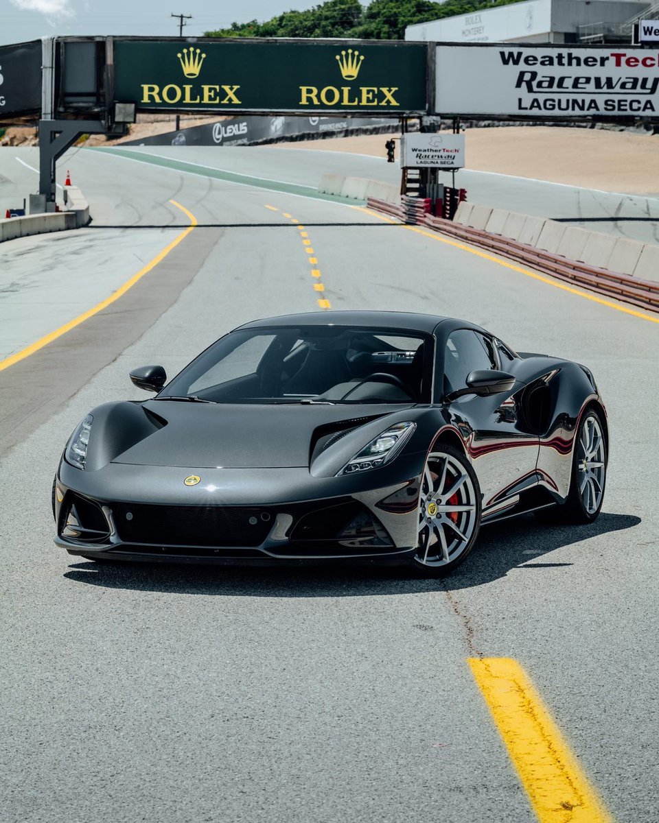 thelotusforums's tweet photo. Lotus Emira - Check. Laguna Seca - Check. Now that's a solid combo for a day of track fun!! #LotusEmira #Fortheowners https://t.co/HDwaIgkl4C